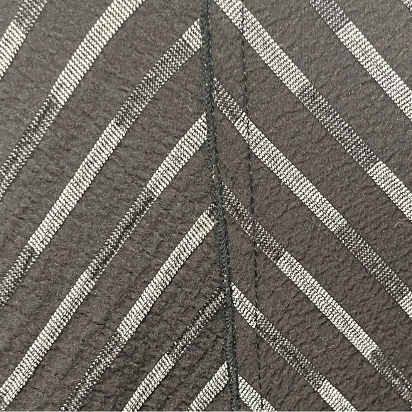 Habitat Crepe Open Shark Bite Long Blazer Cardigan Size Medium Artsy - Picture 3 of 6